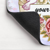 Ich heirate Dich Hochzeitsmauspad Mousepad (Ecke)