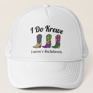 Ich Heirate Krewe Mardi Gras Junggesellinnenabschi Truckerkappe