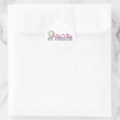 Ich heirate meinen Coastie Runder Aufkleber (Tasche)