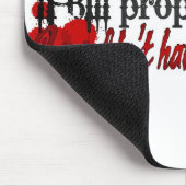 Ich heirate Sie Bill Mousepad (Ecke)