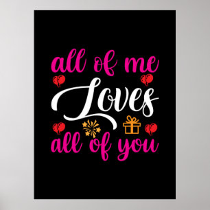 Ich heiraten alle von Ihnen Lieben Poster