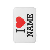 Ich heiße Bath Mat Badematte (Vorderseite Vertikal)