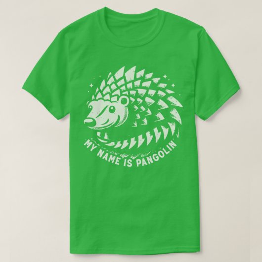 Ich heiße Pangolin T-Shirt (Design vorne)