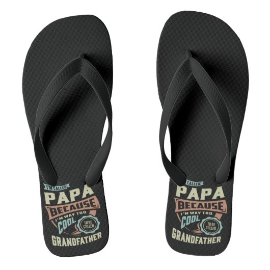 Ich heiße Papa Badesandalen (Fußbett)