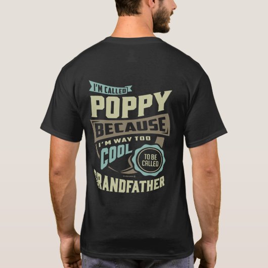 Ich heiße Poppy T-Shirt (Rückseite)