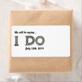 Ich heiße Save the Date Labels ein. (Insitu)