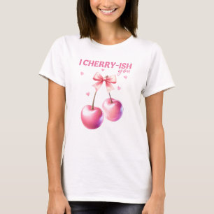 Ich heiße Sie lustigen Valentinstag Kirschpuff Pun T-Shirt