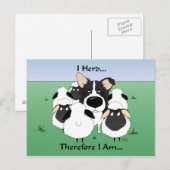 Ich Herd... also bin ich Postcard. Postkarte (Vorne/Hinten)