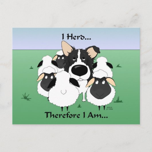 Ich Herd... also bin ich Postcard. Postkarte (Vorderseite)