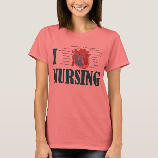 ICH HERDE NURSING T-Shirt (Vorderseite)