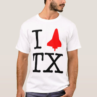 Ich herfahre TX hin- und T-Shirt