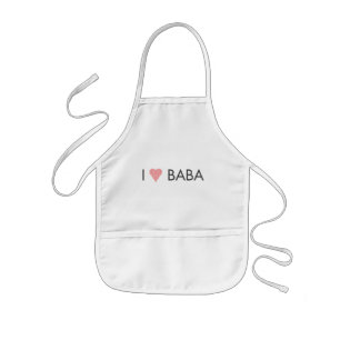 ICH HERZ BABA KINDERSCHÜRZE
