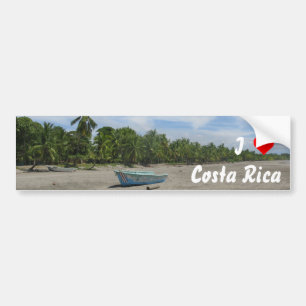 Ich [Herz] Costa Rica Autoaufkleber