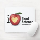 "Ich Herz-Ernährungswissenschaft" Mousepad (Mit Mouse)