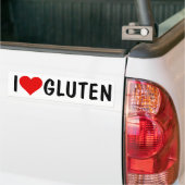 ICH HERZ GLUTEN AUTOAUFKLEBER (Auf Lkw)