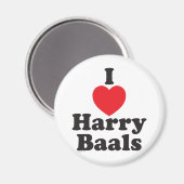 Ich 'Herz' Harry Baals Magnet (Vorderseite/Rückseite)