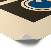 Ich Herz-Kamera Poster (Ecke)