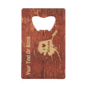 Ich herz (Liebe) Alaska auf der Birkenhalde Geldbeutel Flaschenöffner (Vorderseite)