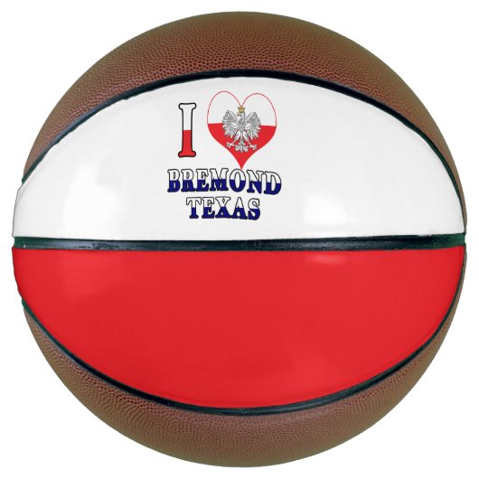 Ich Herz Liebe Bremond Texas Basketball (Vorderseite)