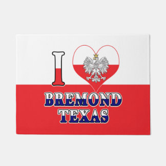 Ich Herz Liebe Bremond Texas Fußmatte