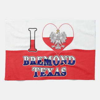 Ich Herz Liebe Bremond Texas Geschirrtuch