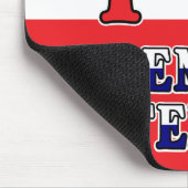 Ich Herz Liebe Bremond Texas Mousepad (Ecke)