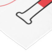 Ich Herz Liebe Bremond Texas Tischdecke (Schrägansicht)