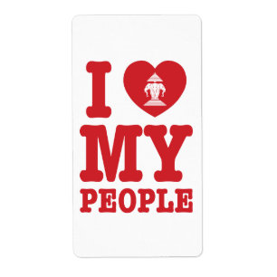 Ich Herz (Liebe) Erawan My Lao People