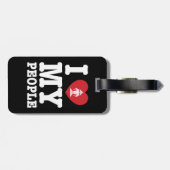 Ich Herz (Liebe) Erawan My Lao People Gepäckanhänger (Rückseite horizontal)