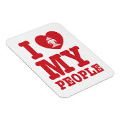 Ich Herz (Liebe) Erawan My Lao People Magnet (Rechte Seite)