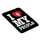 Ich Herz (Liebe) Erawan My Lao People Magnet (Rechte Seite)