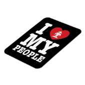 Ich Herz (Liebe) Erawan My Lao People Magnet (Linke Seite)