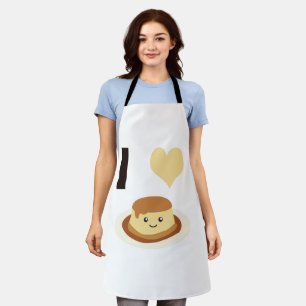 Ich Herz (Liebe) flan! Erwachsene Schürze