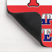 Ich Herz Liebe Hempstead Texas Mousepad (Ecke)