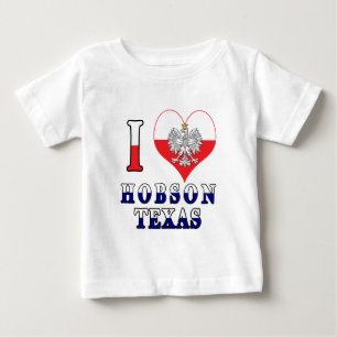 Ich Herz Liebe Hobson Texas Baby T-shirt