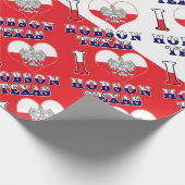 Ich Herz Liebe Hobson Texas Geschenkpapier (Ecke)