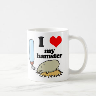 Ich Herz (Liebe) Mein Hamster Kaffeetasse