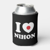 ICH HERZ [LIEBE] NIHON CAN COOLER DOSENKÜHLER (Kanne Vorderseite)