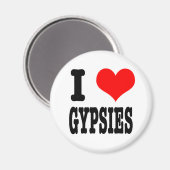 ICH HERZ (LIEBE) SINTI UND ROMA MAGNET (Vorderseite/Rückseite)