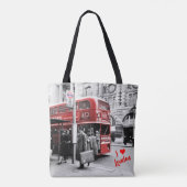 Ich [Herz] London Tasche (Rückseite)