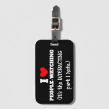 Ich (Herz) Menschen, die zuschauen, interagieren T