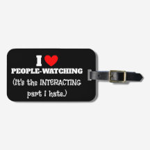 Ich (Herz) Menschen, die zuschauen, interagieren T