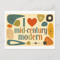 "Ich [Herz] Mid-Century Modern"