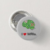 "Ich [Herz] MRIs" Knopf Button (Vorne & Hinten)