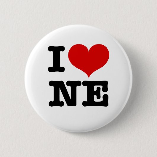 Ich Herz Nordost-Minneapolis! Button (Vorderseite)
