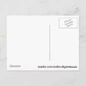 Ich "Herz-Papageien" Postkarte (Rückseite)