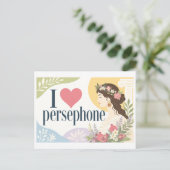 "Ich [Herz] Persephone" Postkarte (Stehend Vorderseite)