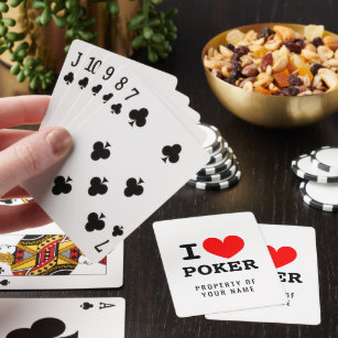 Ich Herz Poker Sonderstapel Spielkarten Geschenk