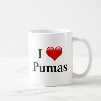 Ich Herz Pumas Kaffeetasse