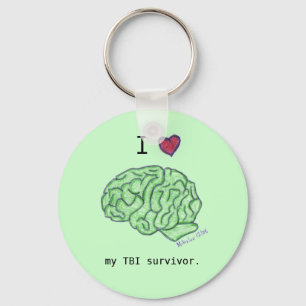 "Ich [Herz] Schlüsselanhänger meines TBI